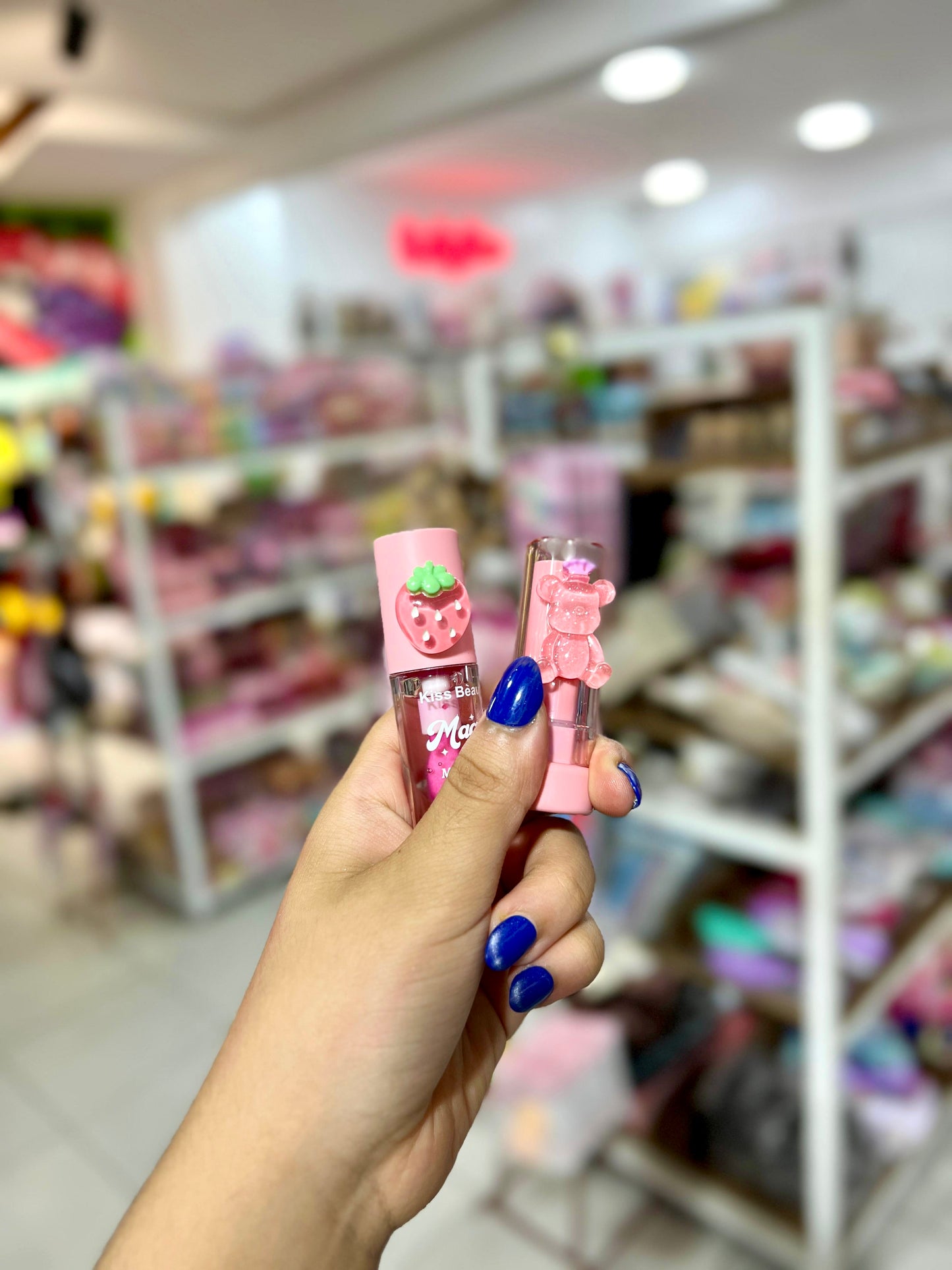 Moist duo lip gloss and lip balm cute - Girlzbox