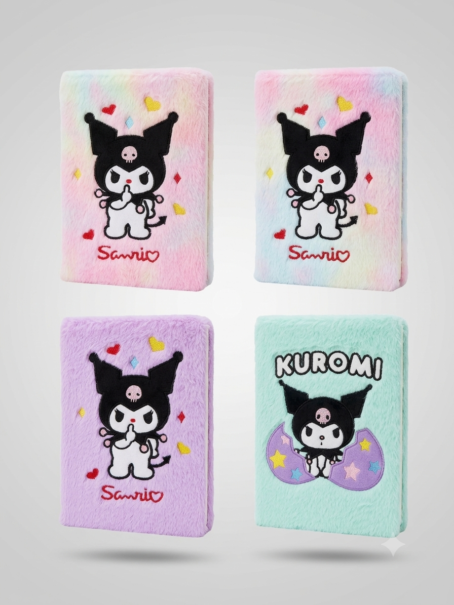 Agenda kuromi fourrure sanrio sweet cute diary - Girlzbox