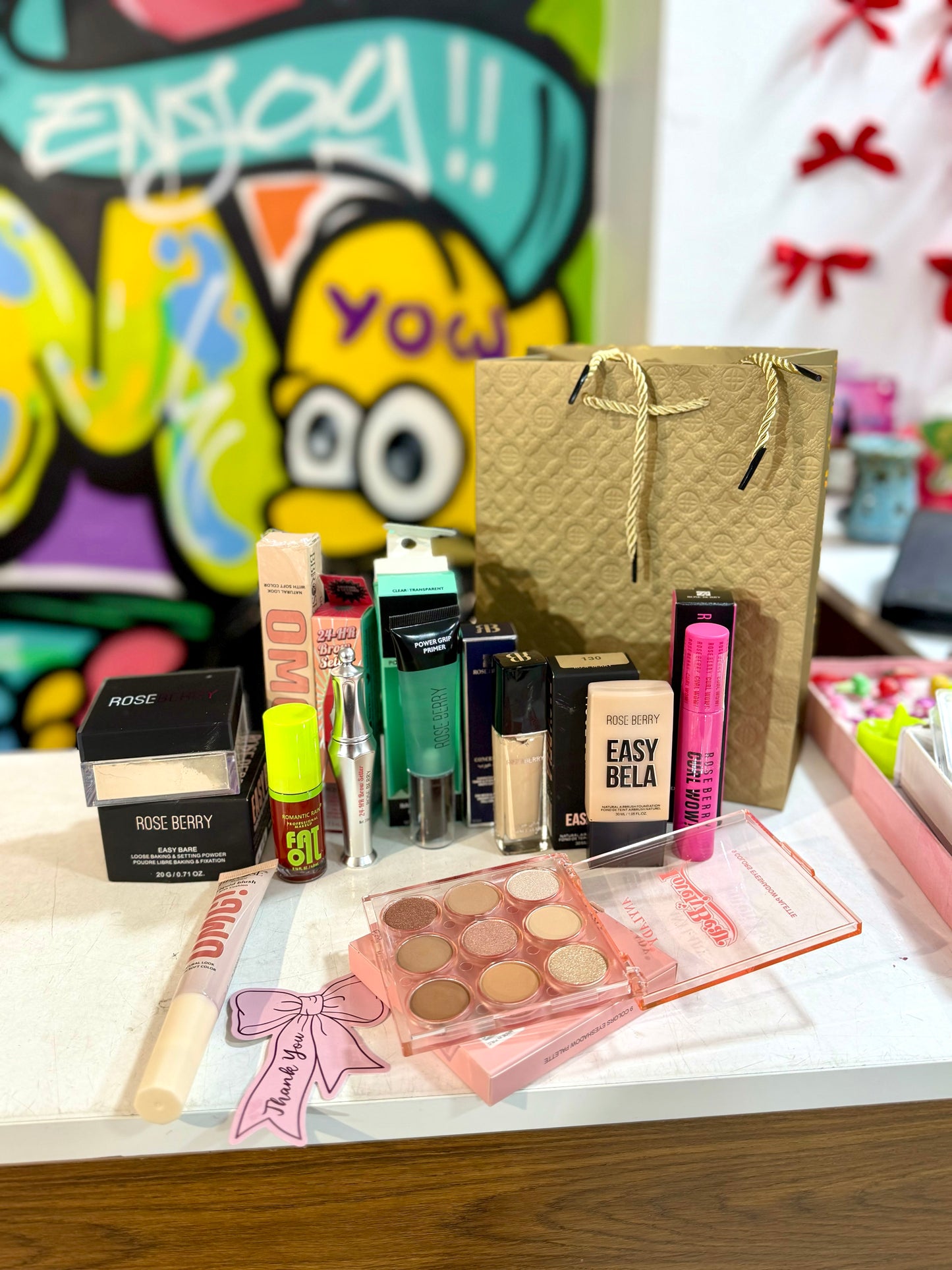 Rose berry maquillage box tout inclus - Girlzbox