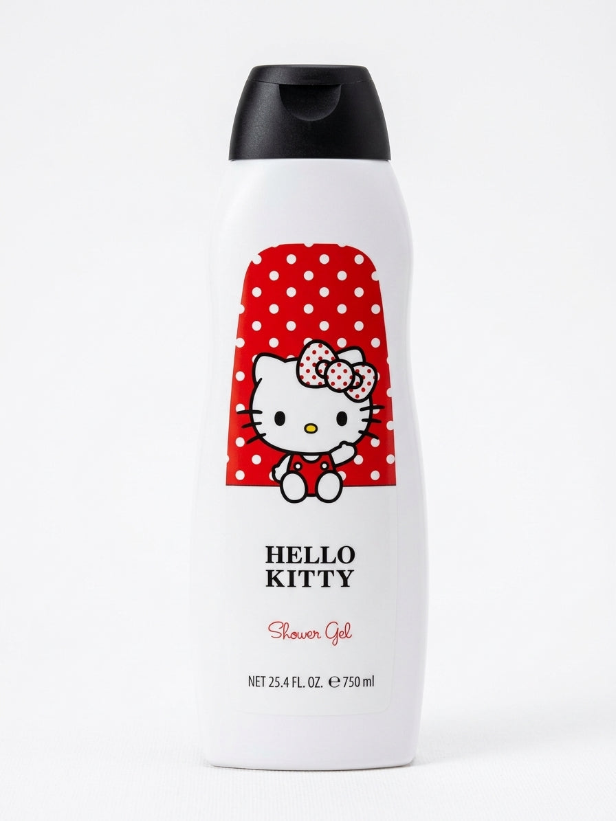 Gel douche pour fille hello kitty fraiche - Girlzbox