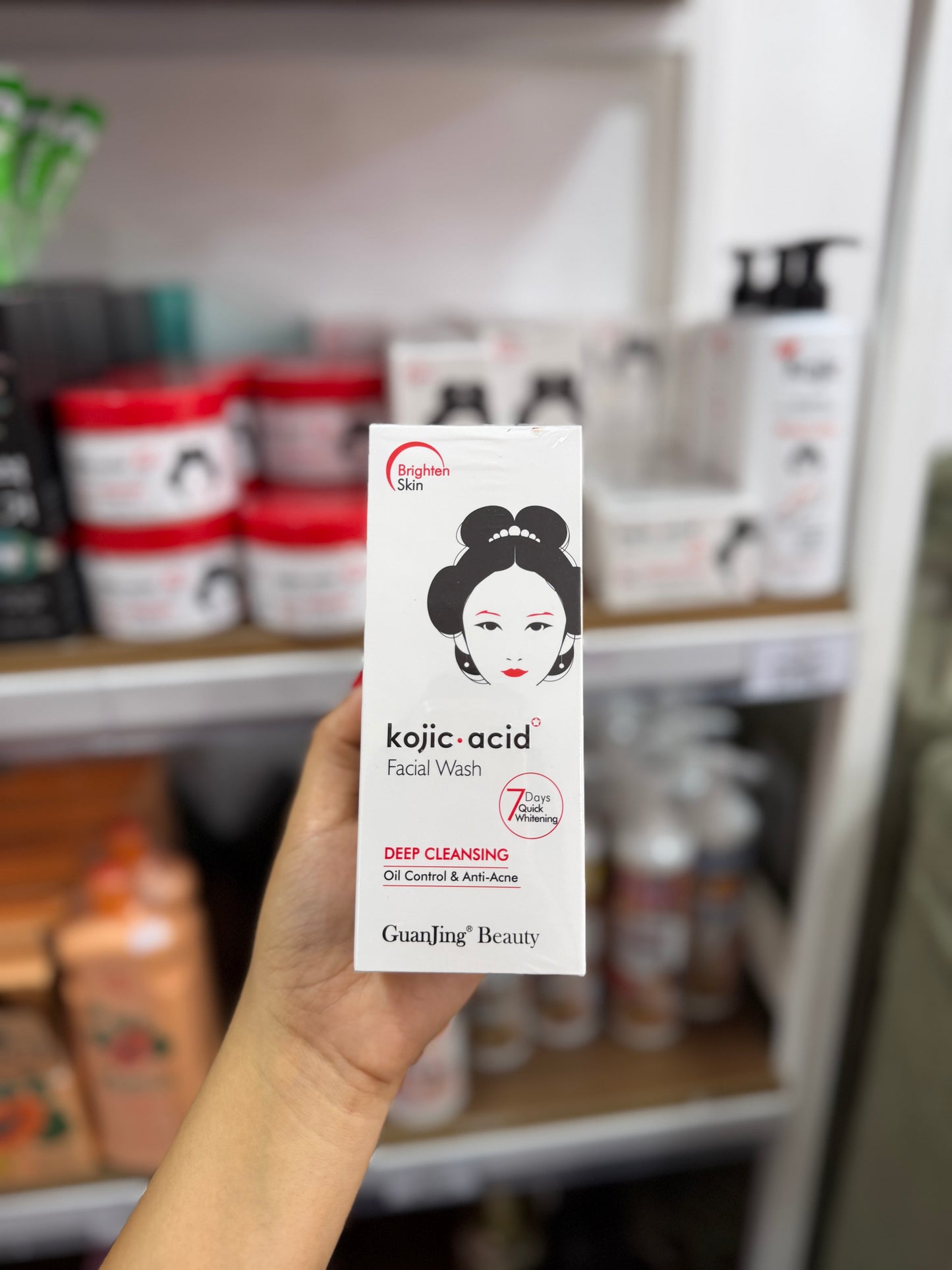 Kojic acide nettoyant pour le visage oil control anti acné - Girlzbox