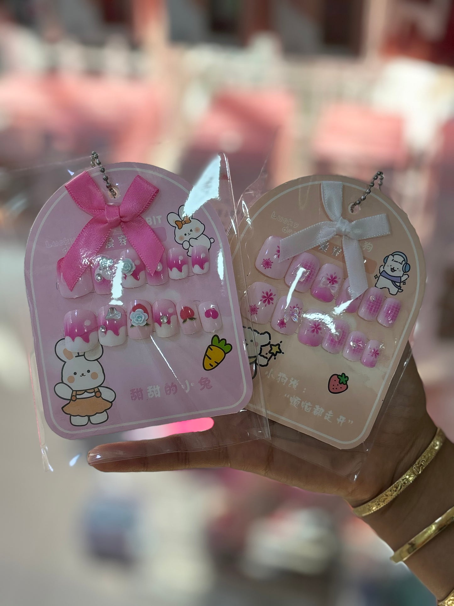 Pack faux ongles pour petites filles - Girlzbox