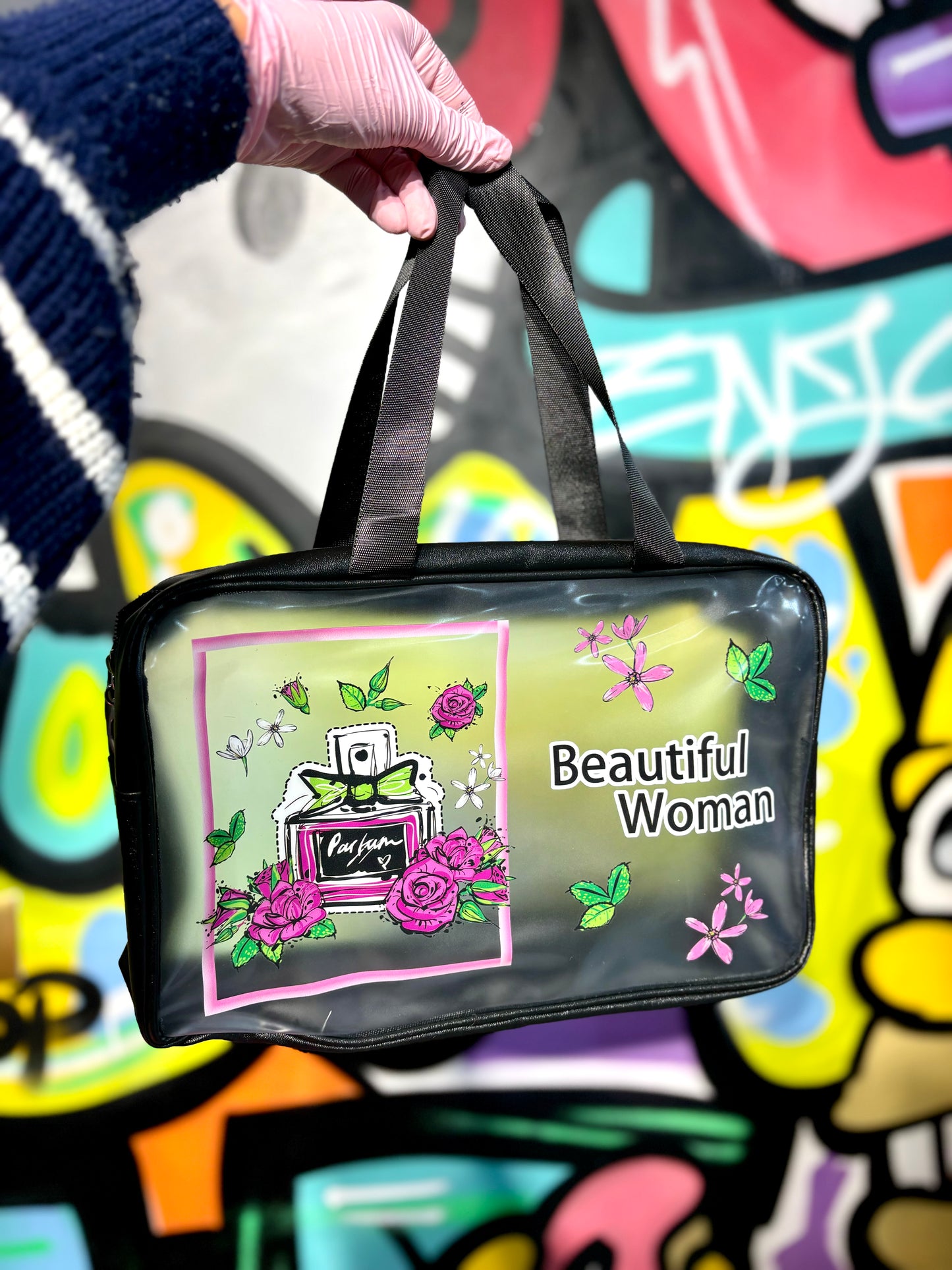 Grande trousse en plastique contre l’eau pour rangement - Girlzbox