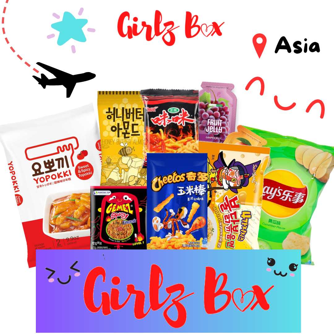 Asian salty box Halal asian korean food maroc - Girlz box