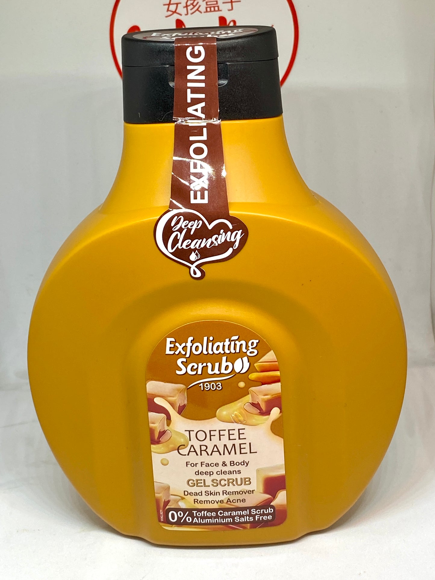 Exfoliating scrub gel douche toffe caramel - Girlzbox