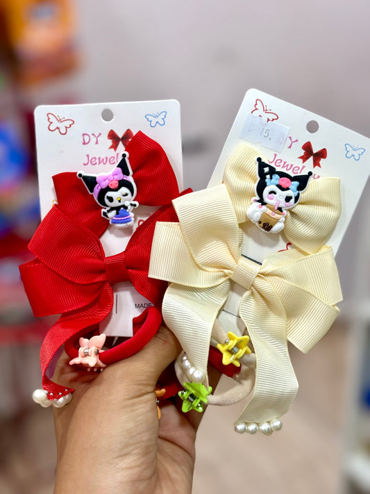 Accessoire cheveux pour fille barettes hair clip stitch  -Girlzbox