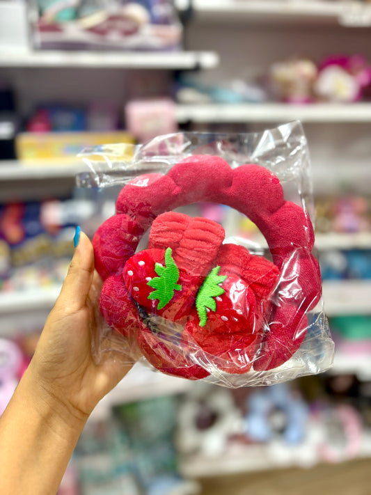 Skin care bandeau et bandeau fruits motif aleatoire - Girlzbox