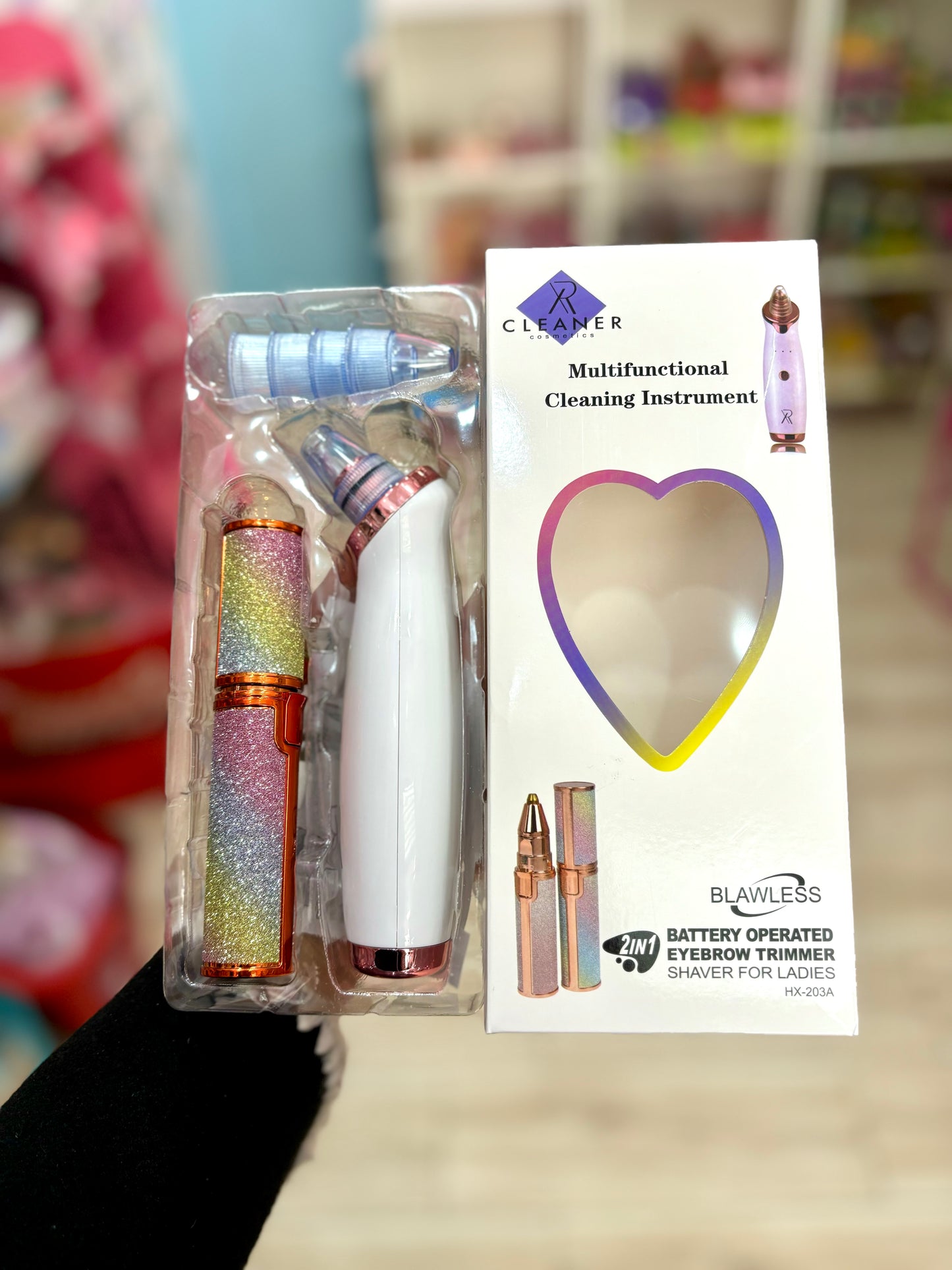 Machine extracteur des points noirs et machine d’épilation pour le visage skin care- Girlzbox