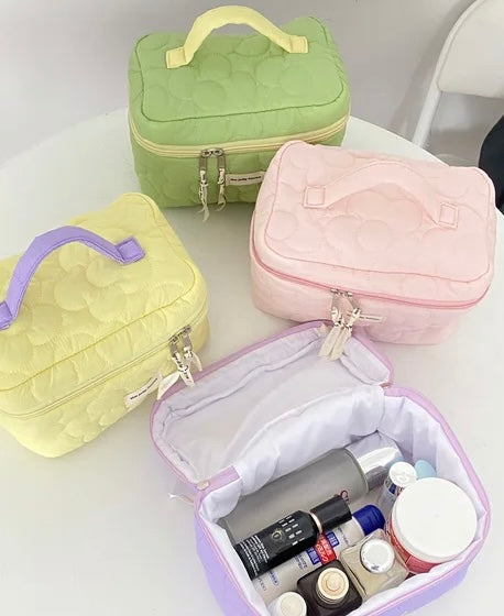 Trousse grande puffy pour rangement couleur aléatoire - Girlzbox