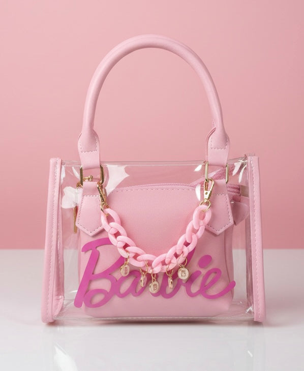 Sac barbie très cute pink pour filles - Girlzbox