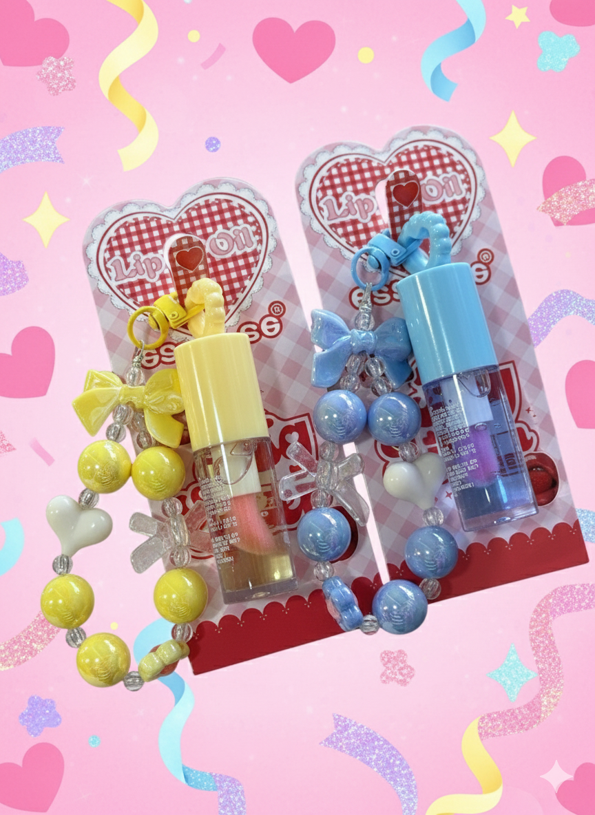 Lip gloss avec porte clé - Girlzbox