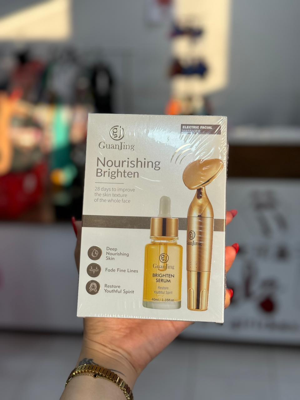 Pack 28 days challenge new skin sérum et machine électrique pour masser la peau - girlzbox
