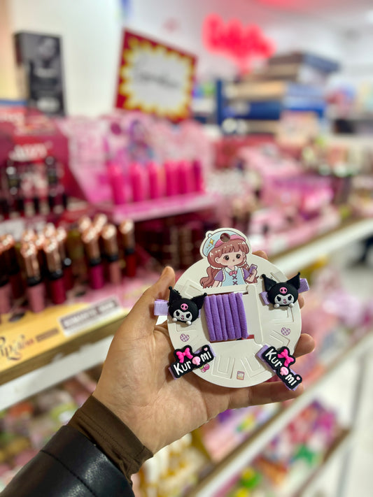 Barrettes pour les cheveux accessoires kuromi -Girlzbox