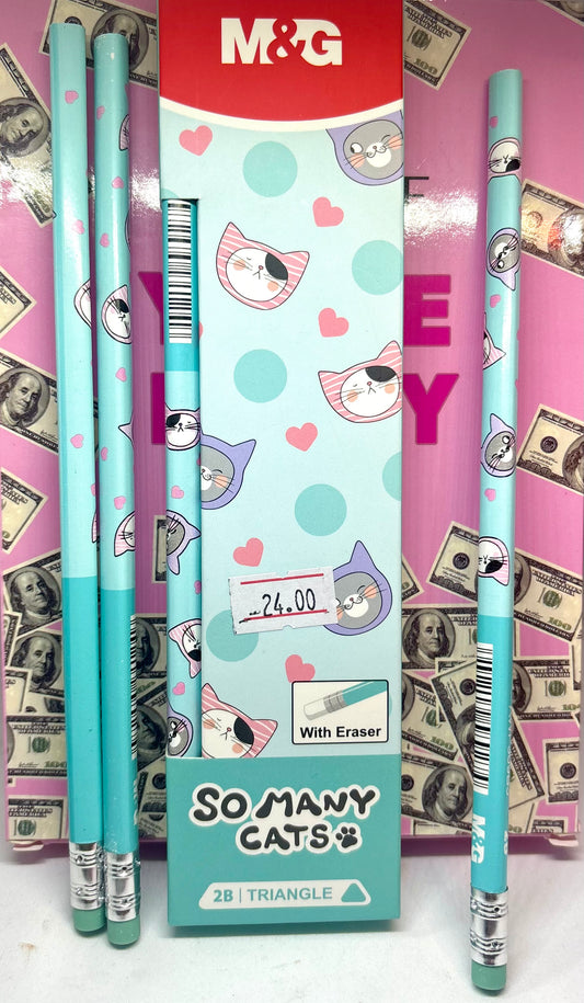 Pack crayon 12 pcs back to school kawaii- Girlzbox