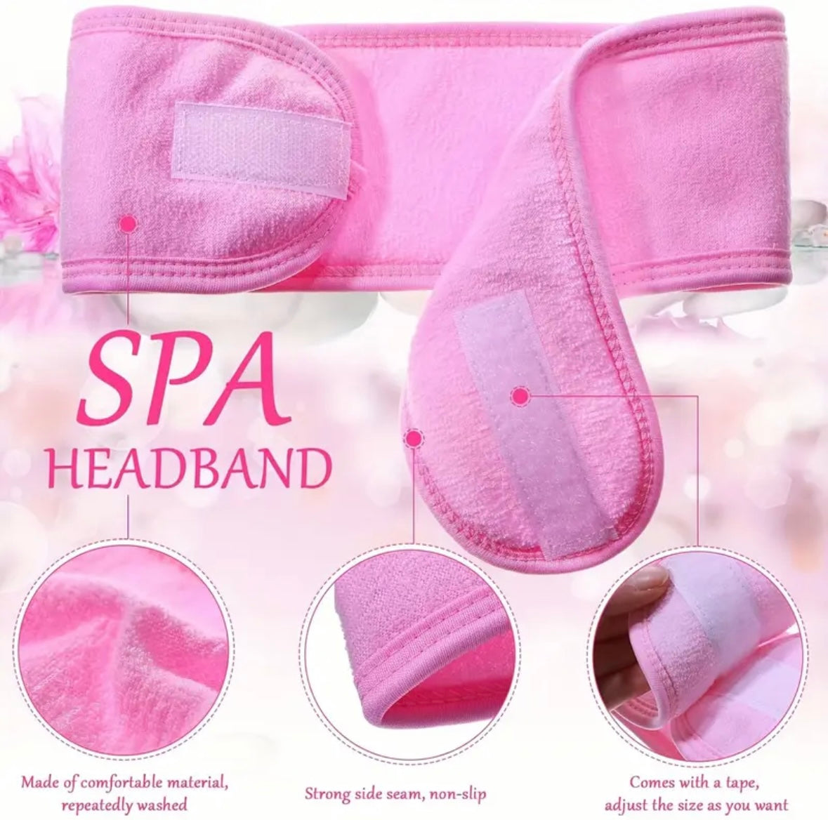 Spa head band bande pour skin care - Girlzbox
