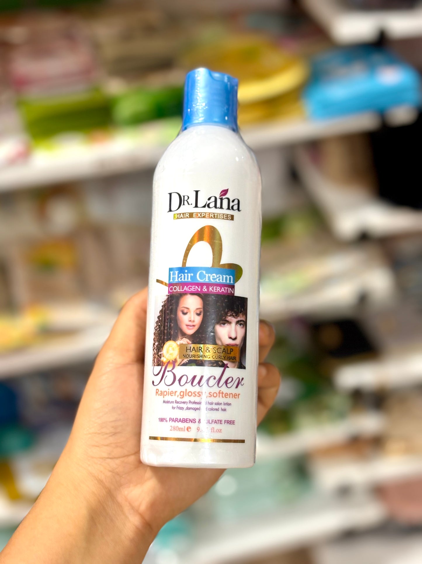 Crème de bouclage nurishing curly hair collagen et protein - girlzbox