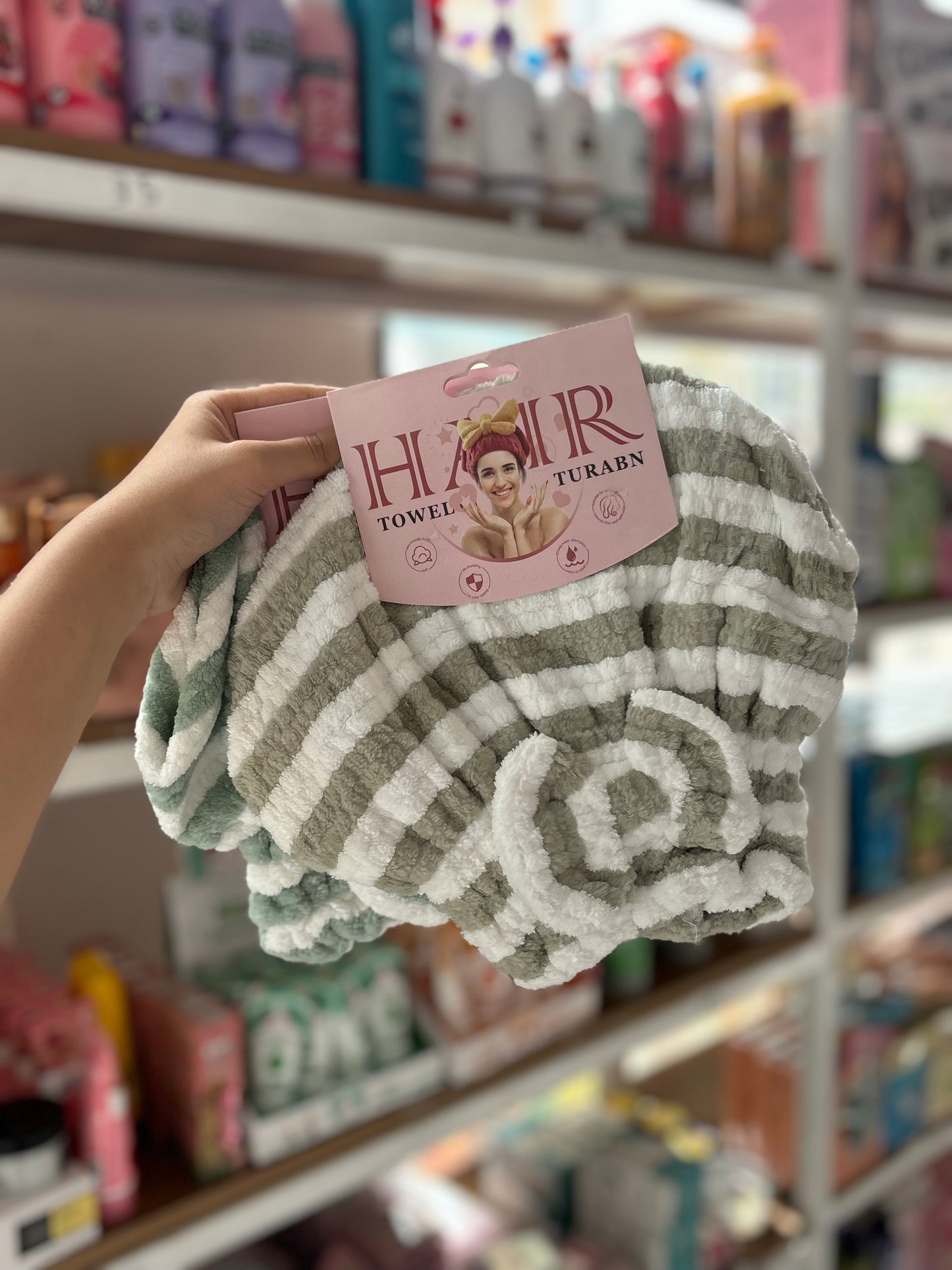 Hair towel serviette pour cheveux - girlzbox