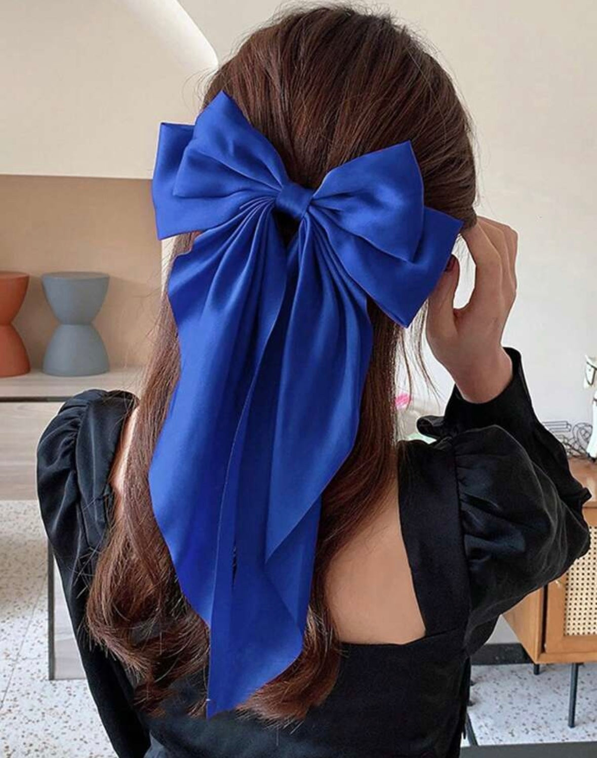 Papillon barrette pour les cheveux couleur aléatoire