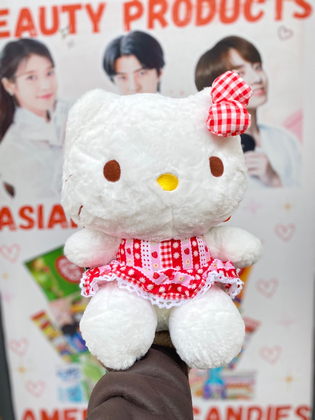 Peluche grand format hello kitty jouet - Girlzbox