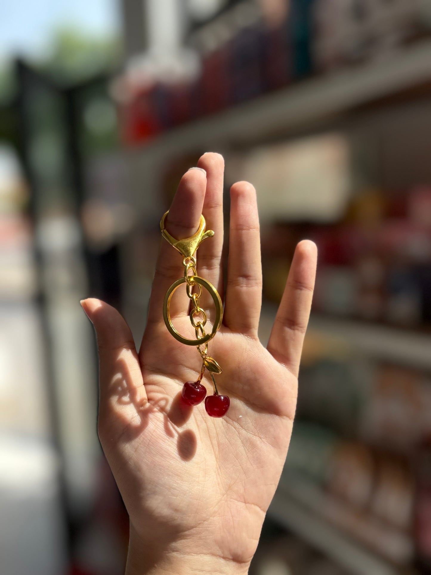 Petit porte clé cerises une pièce - Girlzbox