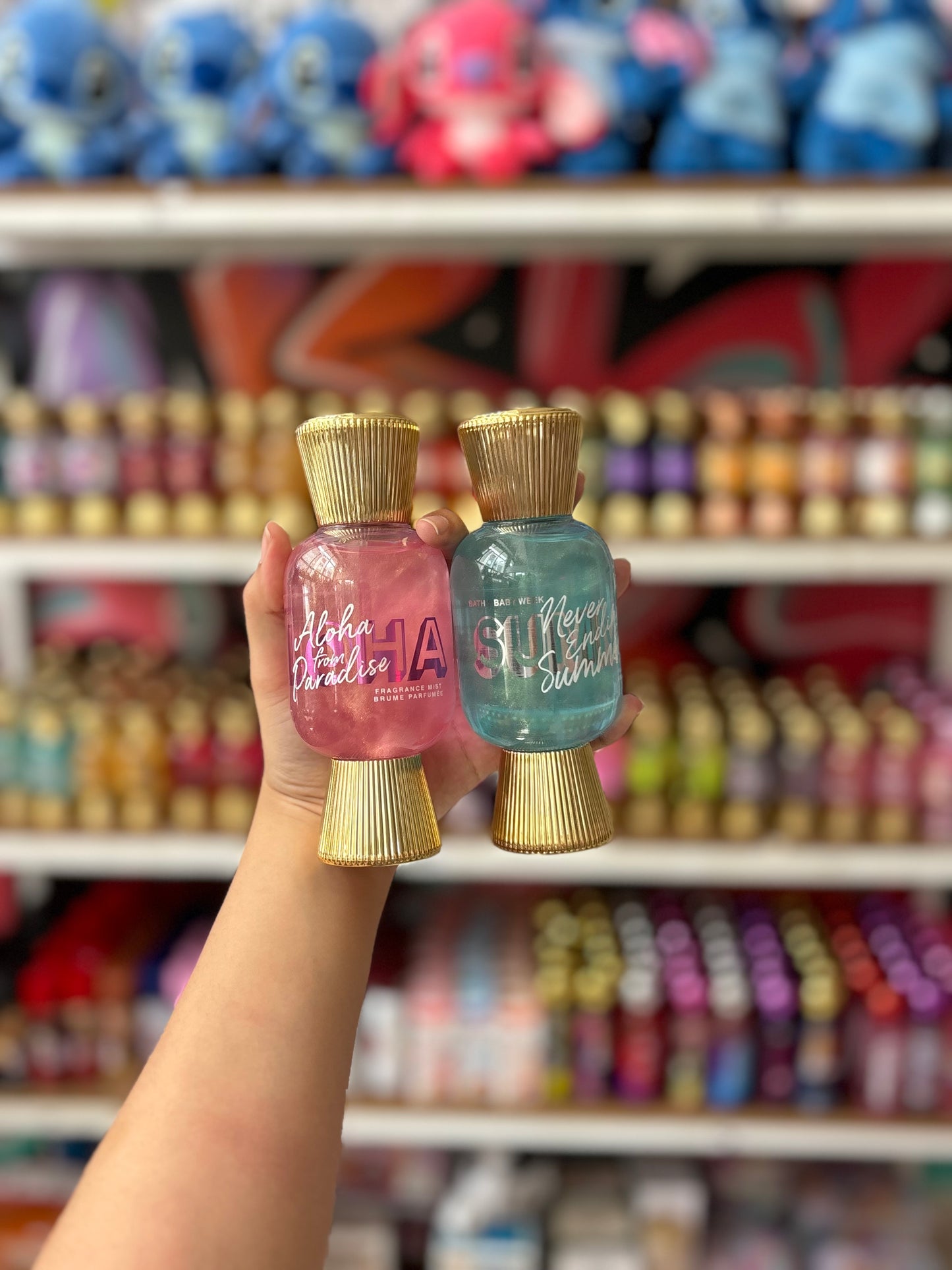 Offre deux brume parfum avec paillette brillons bath&babyweek - girlzbox