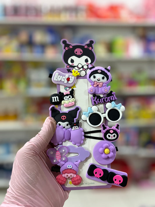 Barrette cheveux kuromi couleur aléatoire - Girlzbox