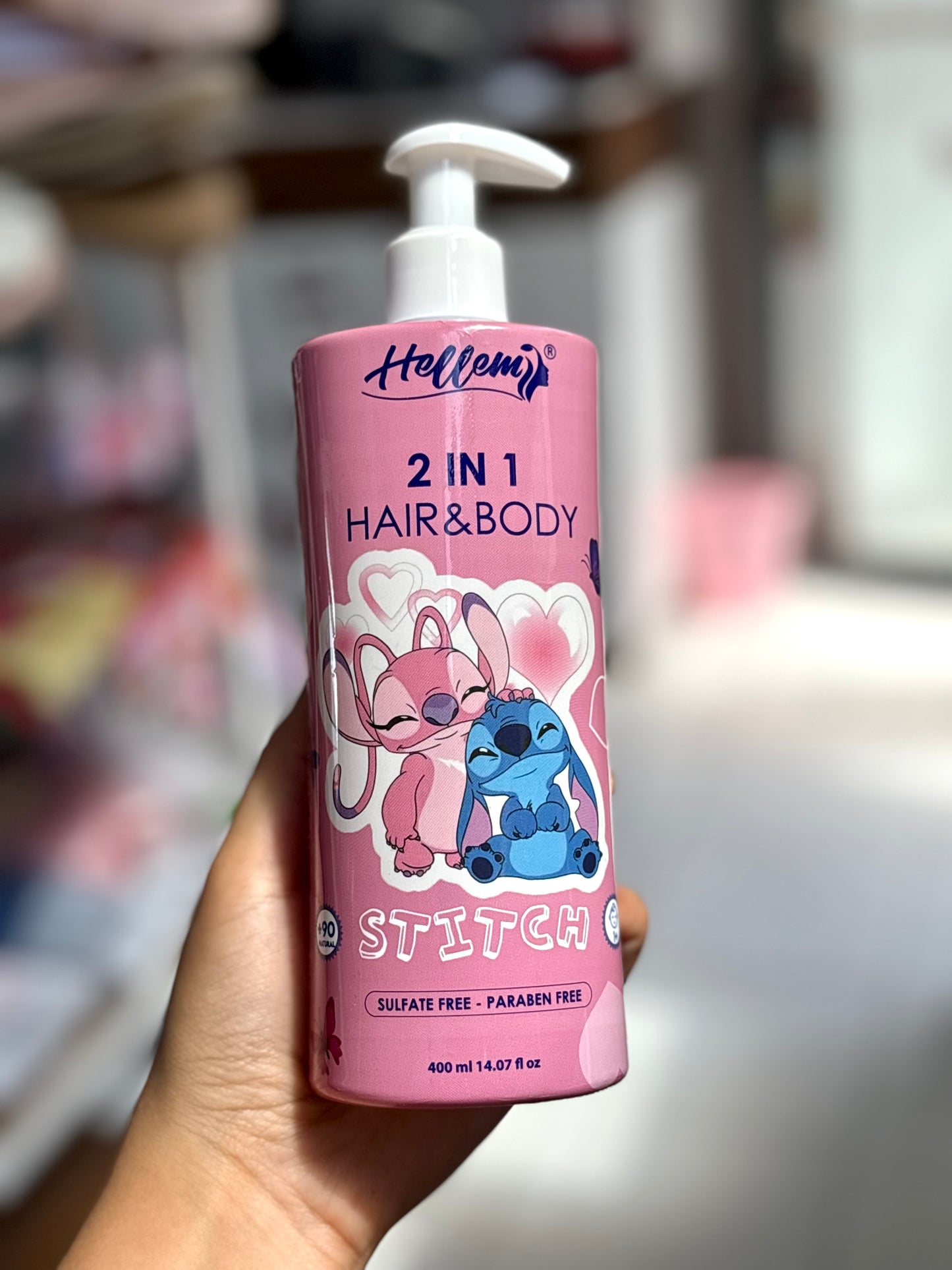 Gel douche et shampooing stitch angel hair and body - Girlzbox