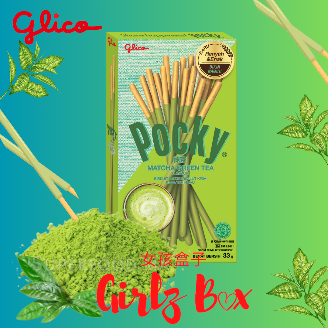 Pocky macha thé vert 55g - Girlz box