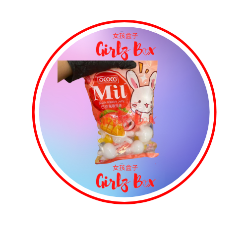 Grand pack de jelly fruits lapin ococo mil Halal asian korean food maroc - Girlz box