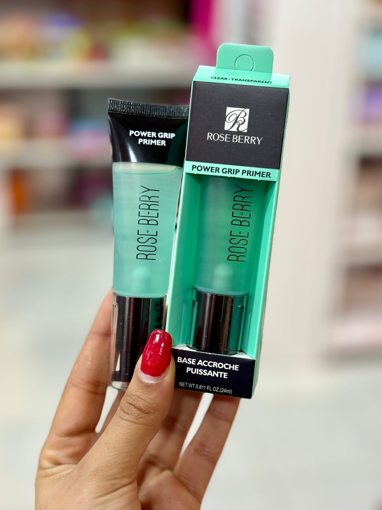 Primer maquillage base accroche puissante rose berry - Girlzbox