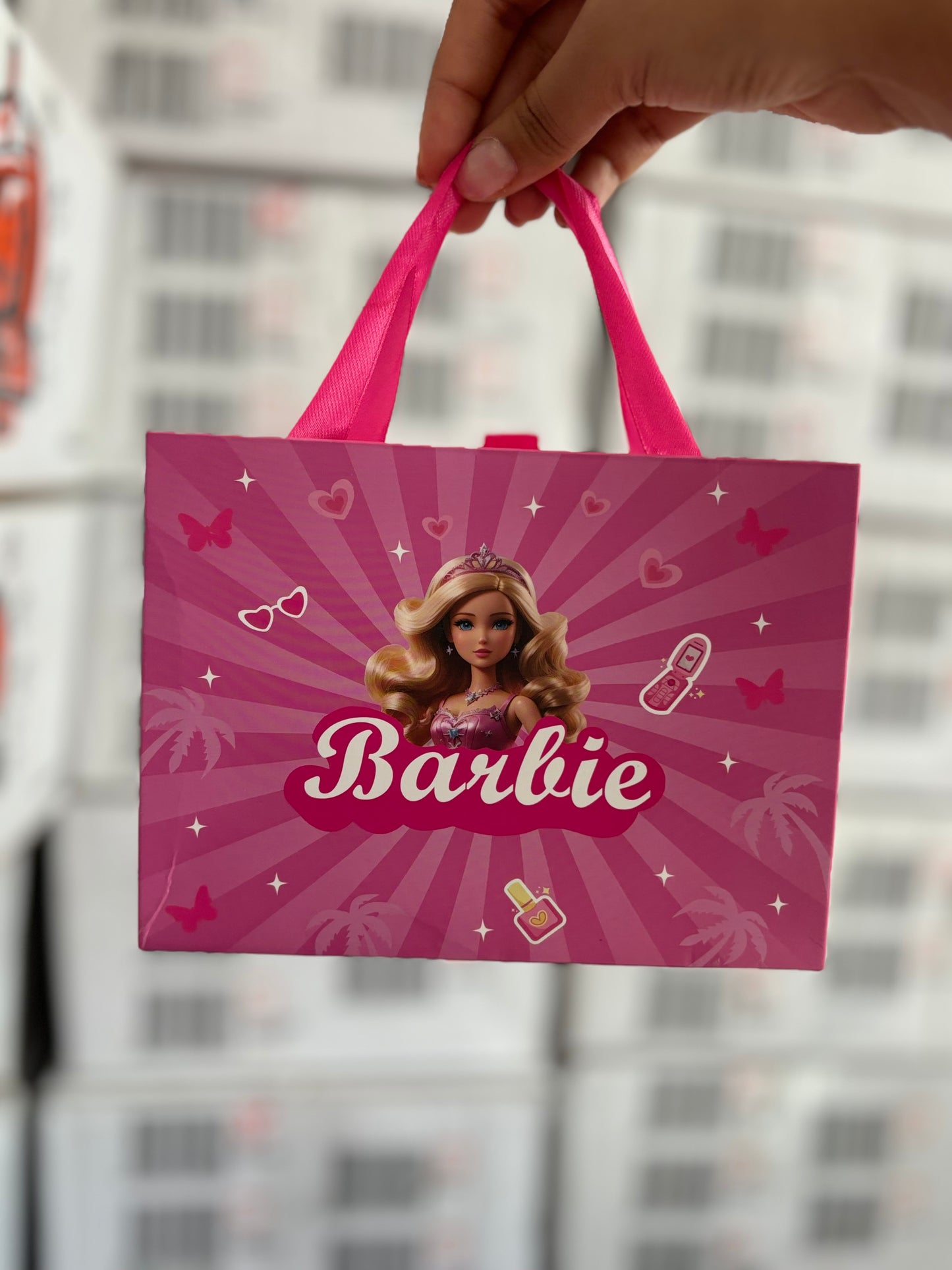 Pack accessoires pour les cheveux et sac rangement barbie - Girlzbox