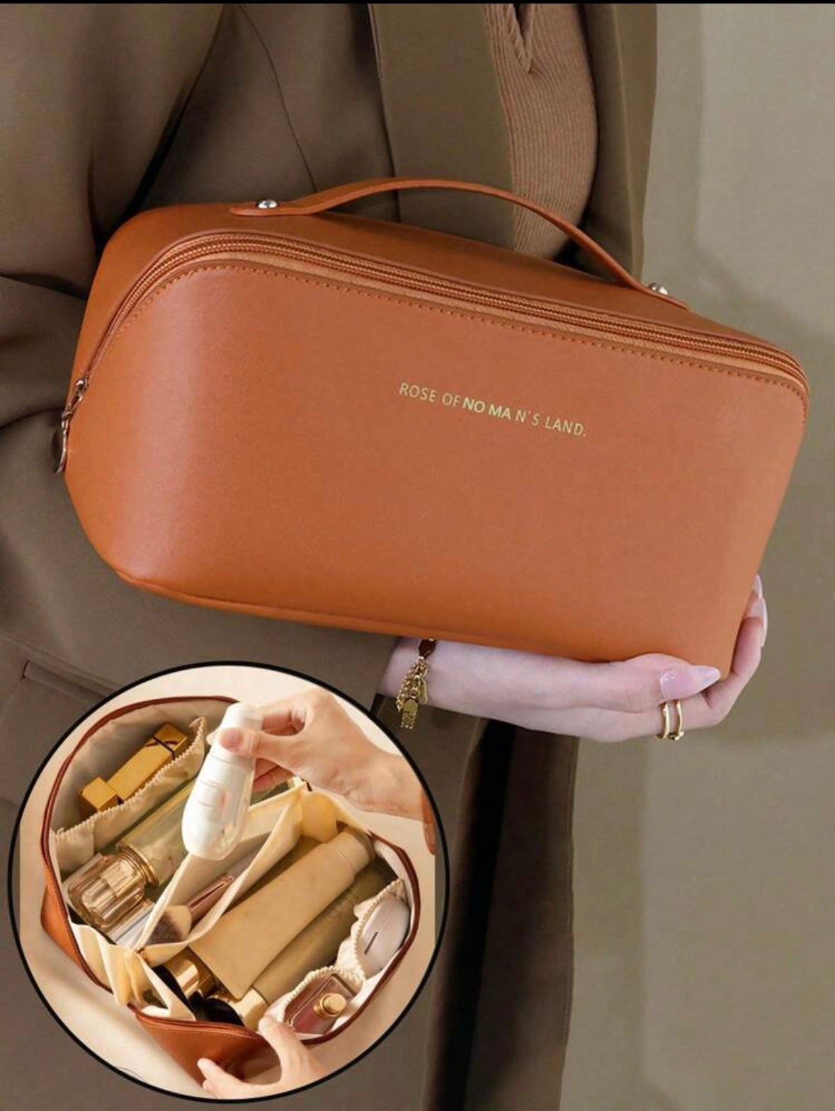 Grande trousse pour voyage rangement maquillage - Girlzbox