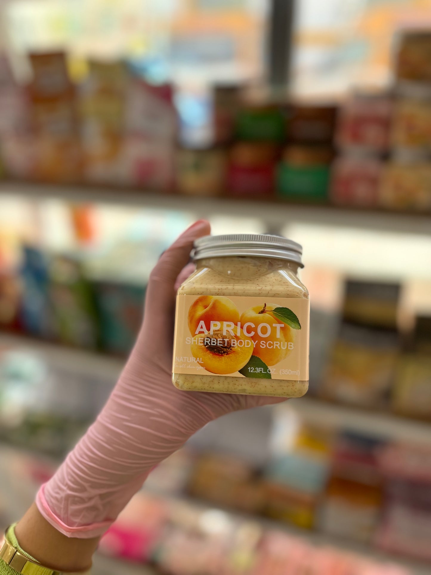 Gommage pour le corps apricot - girlzbox