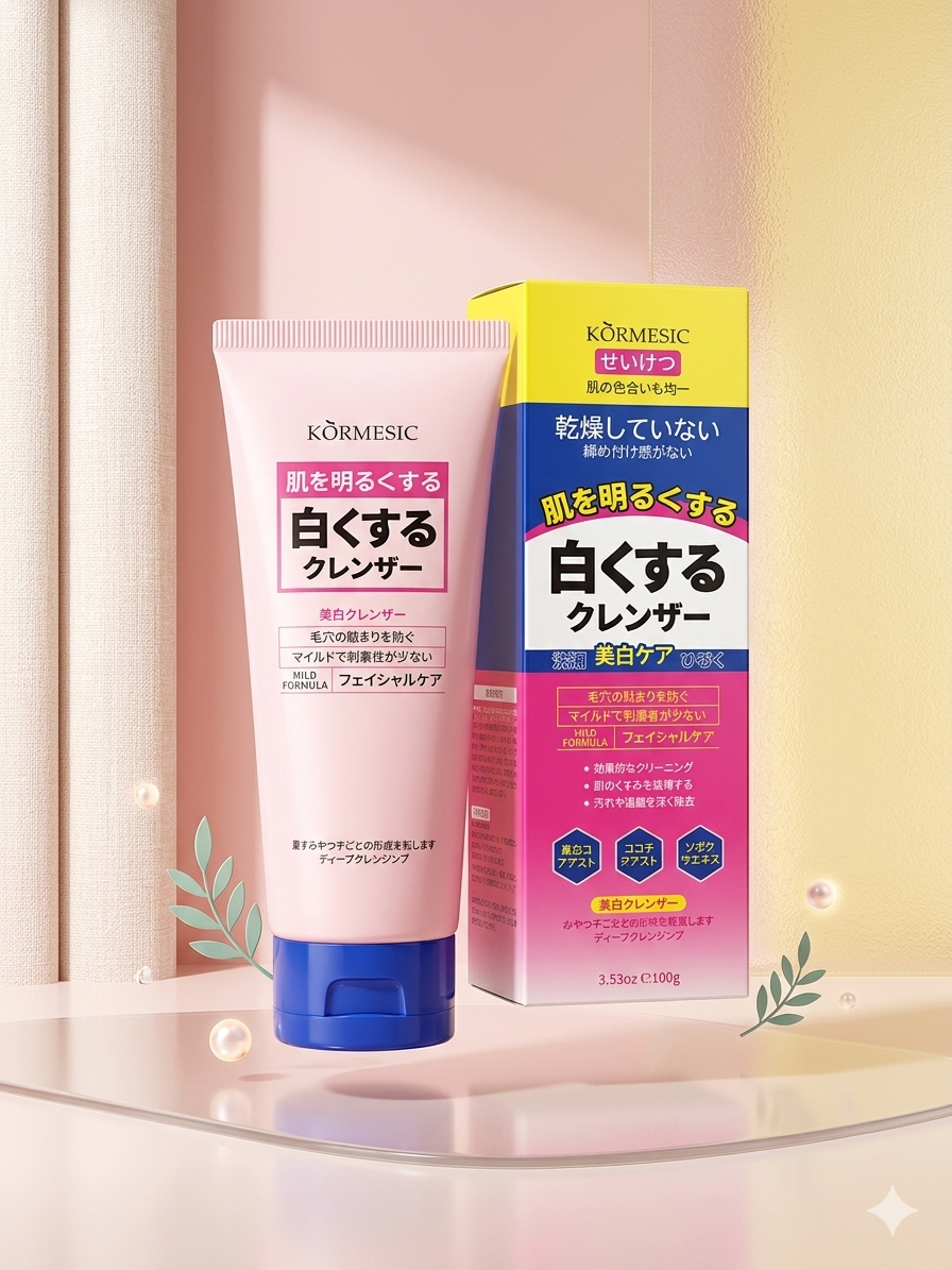 Nettoyant blanchissant / éclaircissant (Whitening Cleanser) niacinamide centella