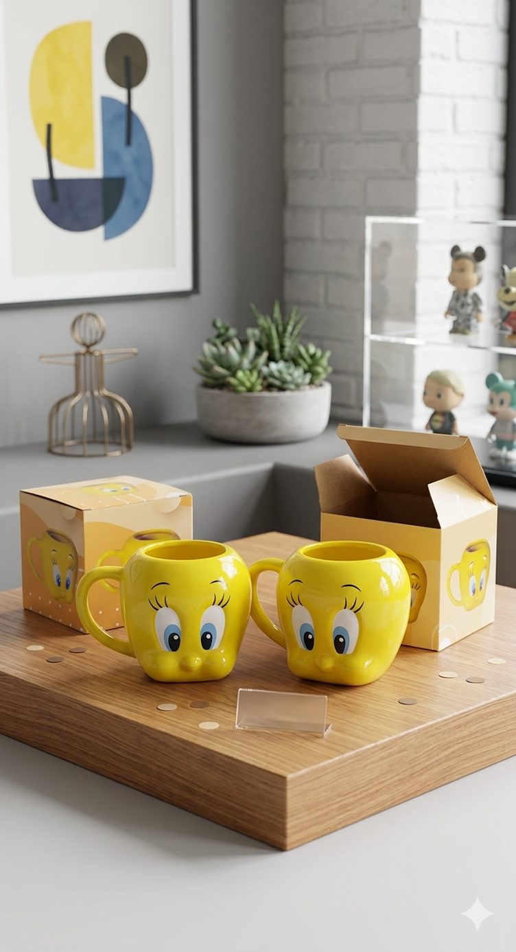 TWITTY MUG CERAMIQUE VERRE TENDANCE GRAND FORMAT DECOR