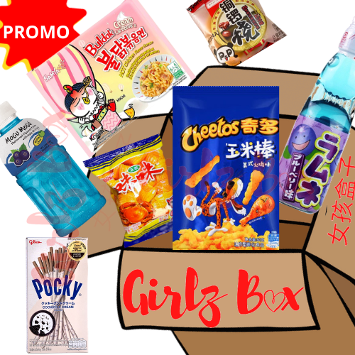 PROMO BOX FLIPPERS - Asian food - Asian snacks - Girlz box