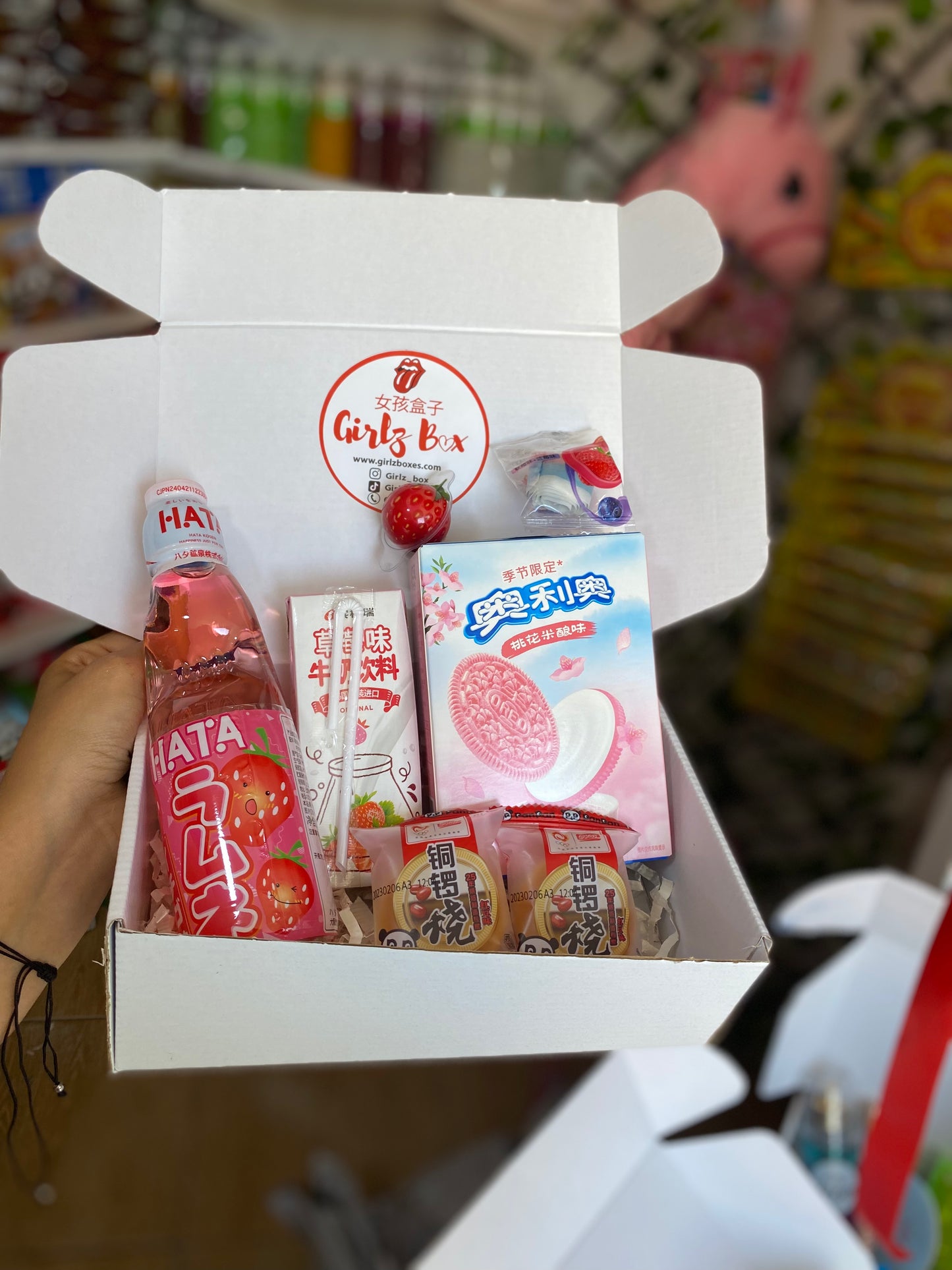 Mini box hata oreo jus roll candy -girlzbox