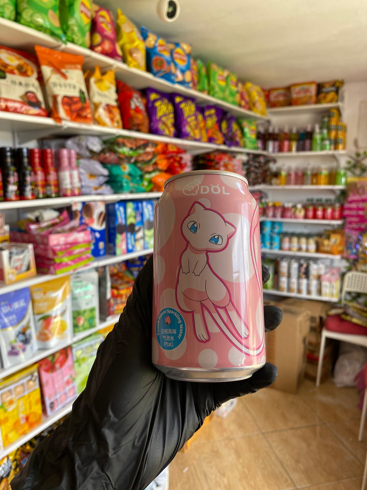 Sparkling water boisson raisin pêche