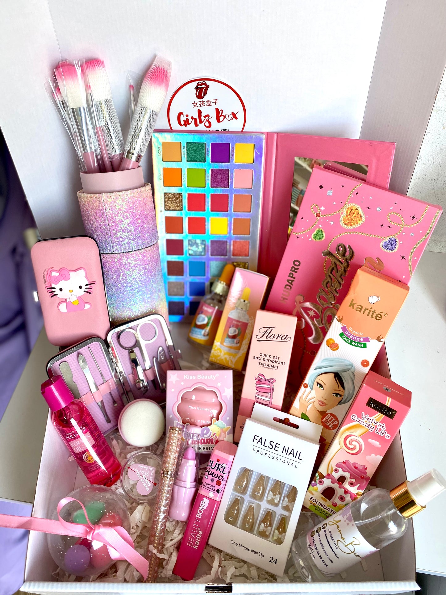 Big box selfcare girls makeup skin care