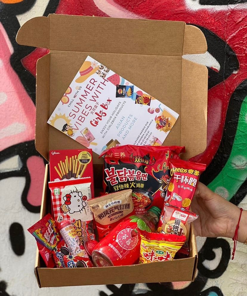 Les nouveaux box de 200dh food edition korean asian food girlzbox