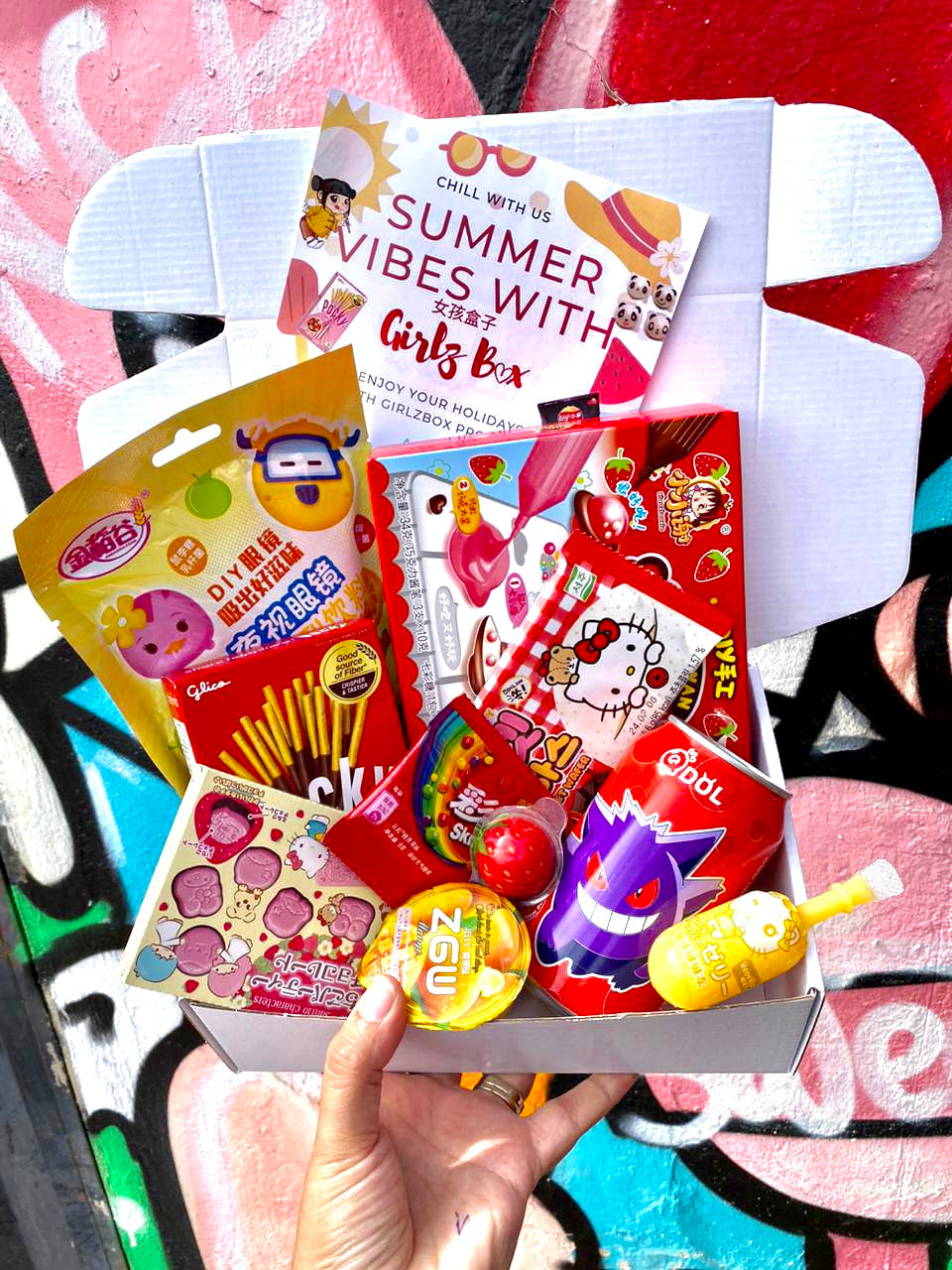 Red korean food box
