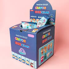 Random Eraser Crayon Shin Chan sachet mistére une pièce gomme fun jouet back to school - Girlzbox