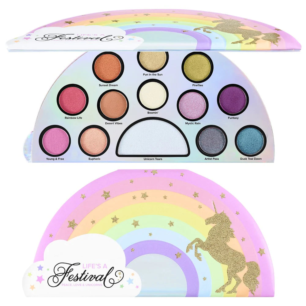 Palette Unicorn fards à paupières et highlight - Girlz box