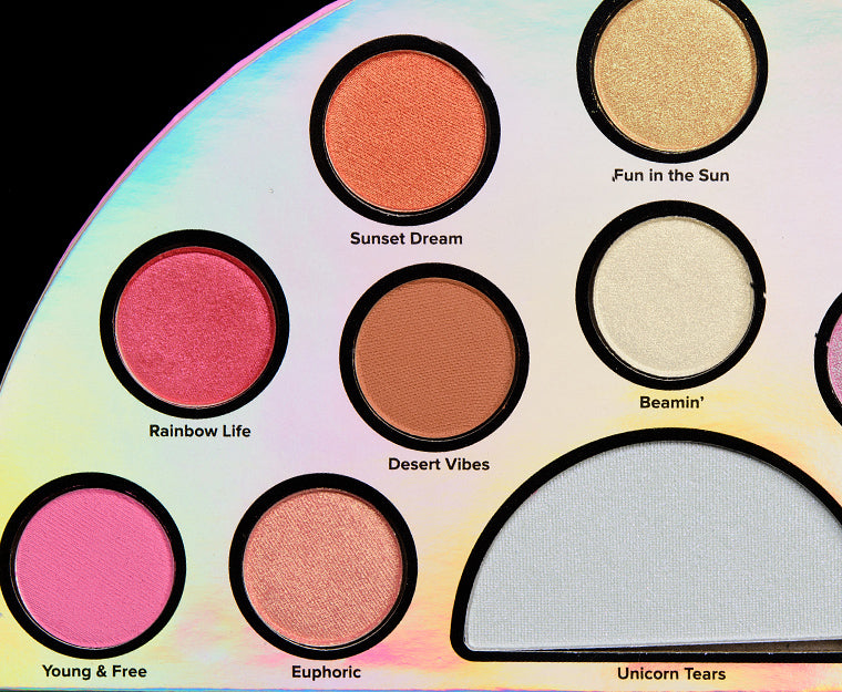 Palette Unicorn fards à paupières et highlight - Girlz box