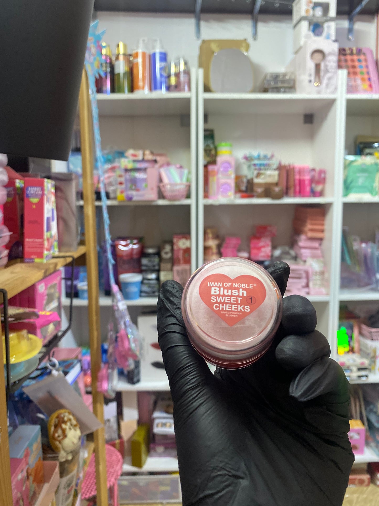 Nouveau fards à joue blush sweet cheeks avec éponge très facile
