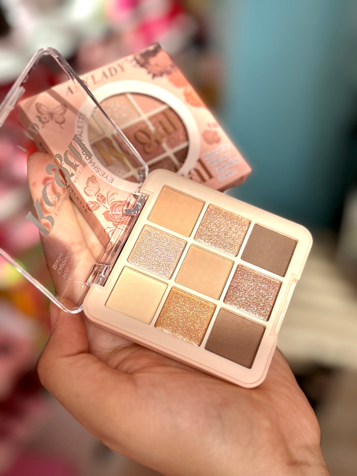 Palette maquillage fards à paupières x9 couleurs - Girlzbox