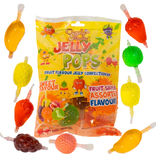 X9 Candy Paradise Halal Sour Vortex Jelly Pops - Jelly Fruits - TikTok Jelly - Fruity Pops - Ice pops 315g