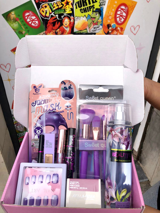 Purple party makeup box - Girlzbox