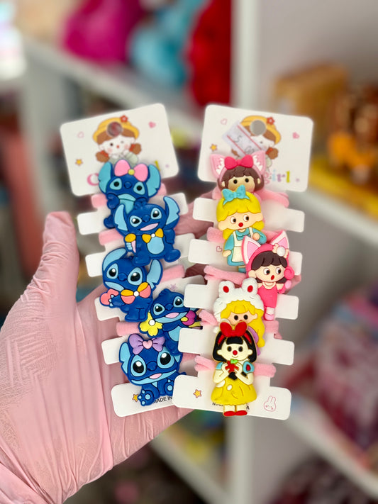 Pack accessoire pour les cheveux stitch angel - Girlzbox