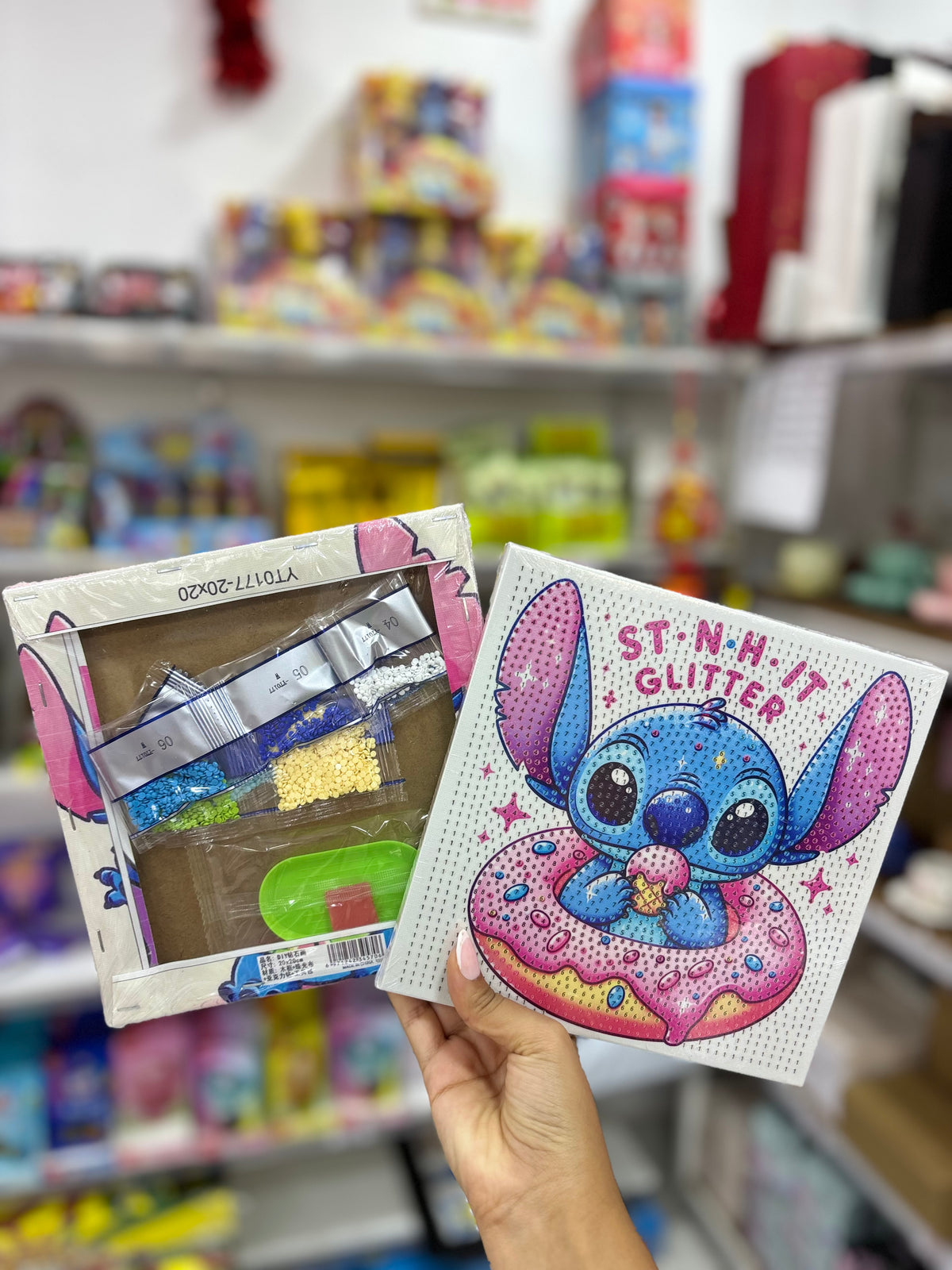 Stitch Diamond painting tableau strass jouet activité familiale - Girlzbox
